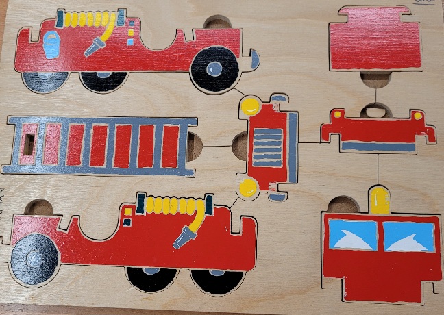 PUZZLE VOITURE DE POMPIERS