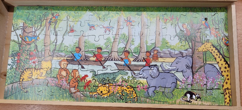  PUZZLE LES HABITANTS DE LA JUNGL