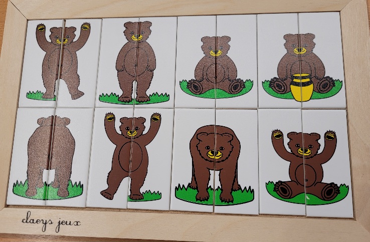 PUZZLE SYMETRIE DE L'OURS