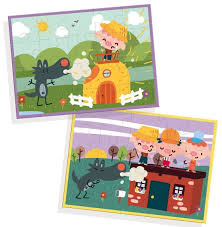 PUZZLE DES 3 PETITS COCHONS