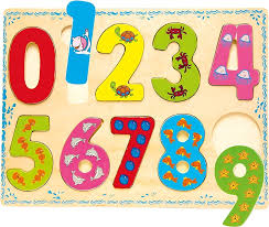 PUZZLE CHIFFRE EN BOIS