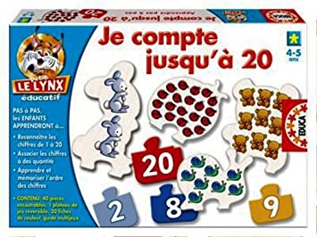 JE COMPTE JUSQU'A 20
