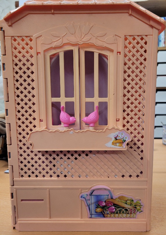 MAISON DE POUPEE PORTABLE ROSE