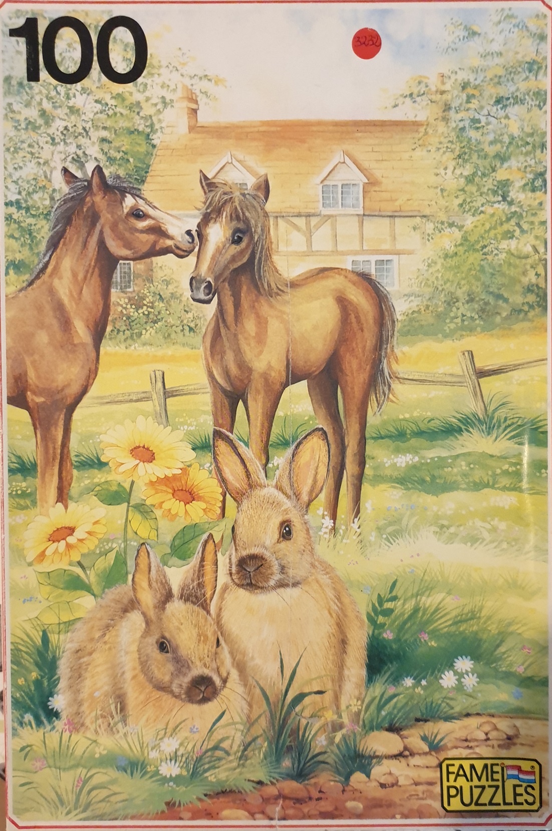 PUZZLE 'CHEVAUX ET LAPINS'