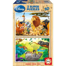  2 SUPER PUZZLES DISNEY