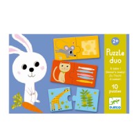 PUZZLE DUO QUI MANGE QUOI