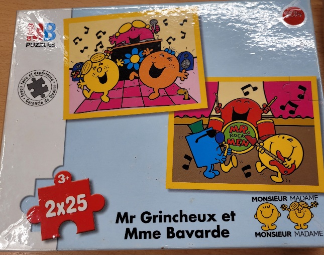 PUZZLE MR GRINCHEUX ET MME BAVARDE