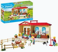 FERME TRANSPORTABLE PLAYMOBIL